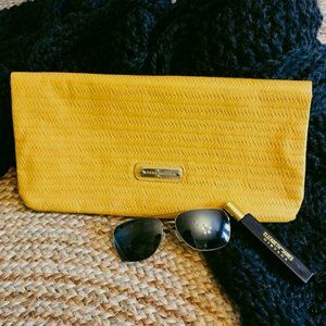 STEVE MADDEN | Mustard Yellow | Fold Over Clutch